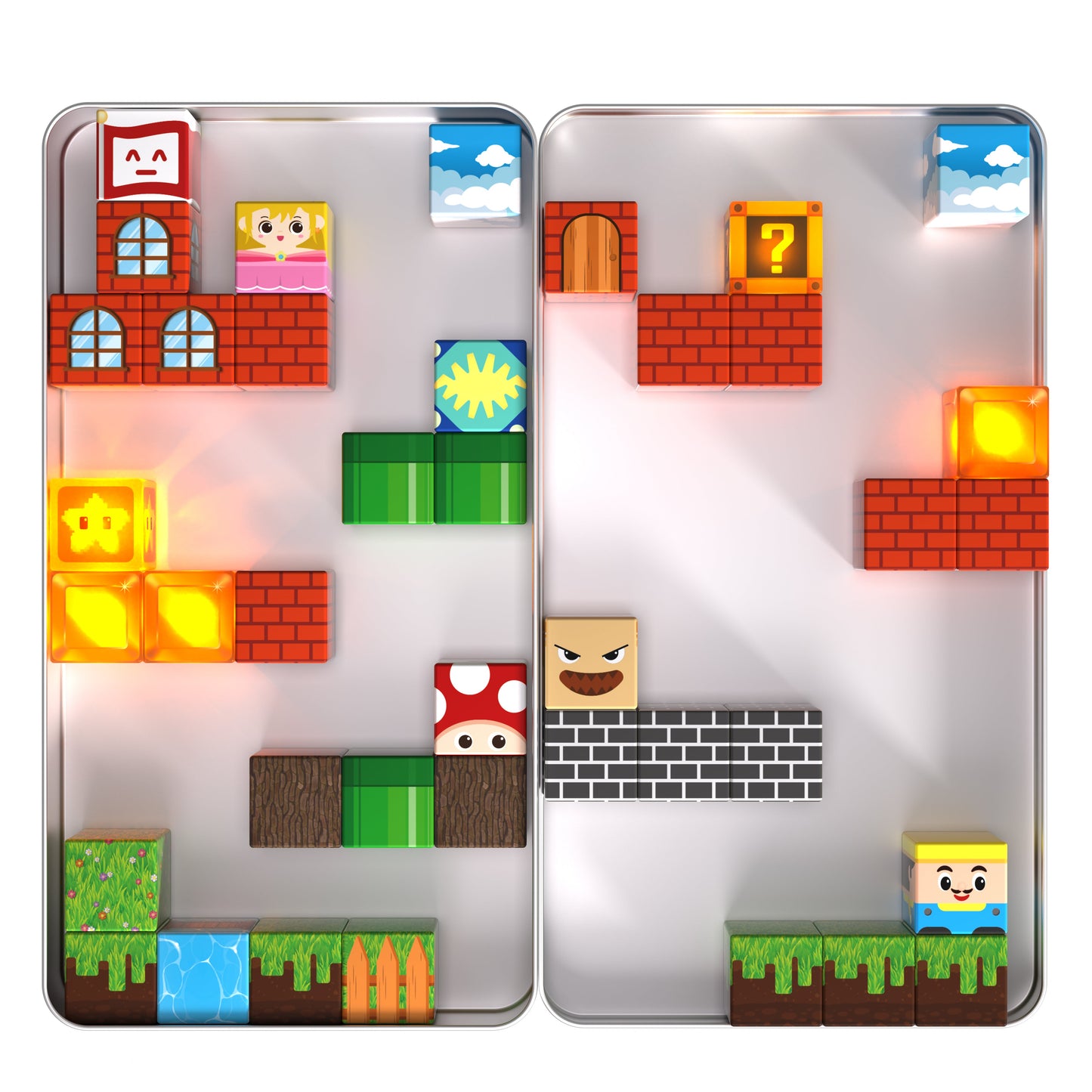 Magtribe™【Star Fortress】Magnetic Building Blocks | 45 PCS | 0.8" | Portable