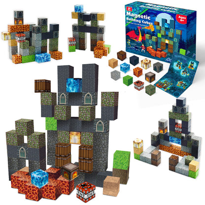Magtribe™【Void Chasm】Magnetic Building Blocks | 60 PCS | 0.8" | Adventure