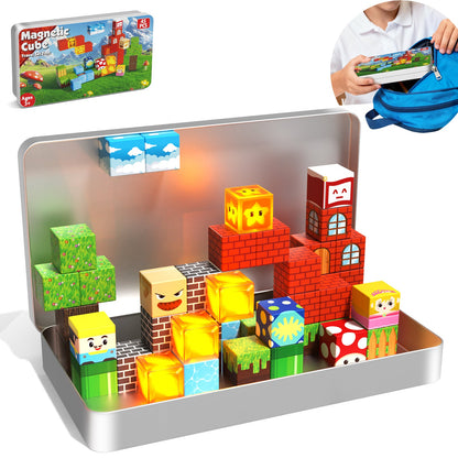 Magtribe™【Star Fortress】Magnetic Building Blocks | 45 PCS | 0.8" | Portable