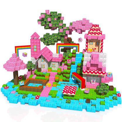 Magtribe™【Unicorn House】Magnetic Building Blocks | 100-150 PCS | 0.8" | Fiction