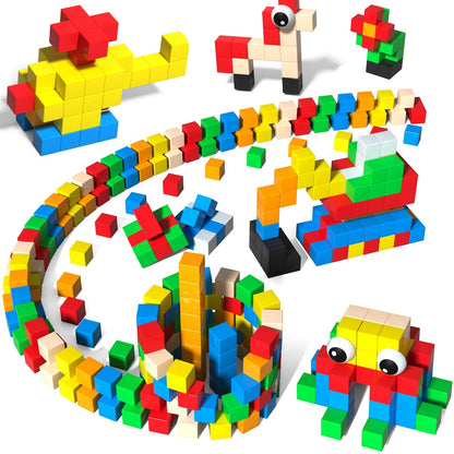Magtribe™【Solid Color】Magnetic Building Blocks | 52 PCS | 1.0" | Plain