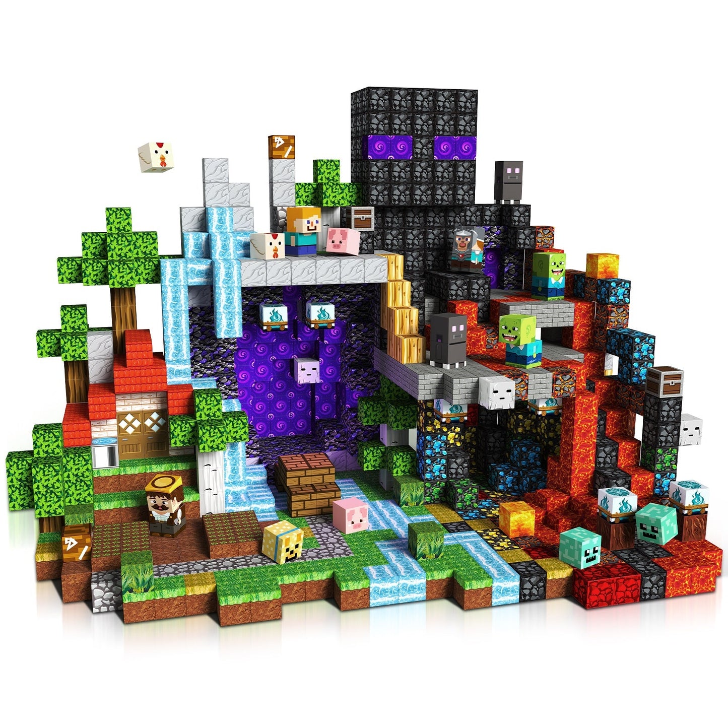 Magtribe™【Magic x Forest】Magnetic Building Blocks | 500 PCS | 0.8" | Adventure
