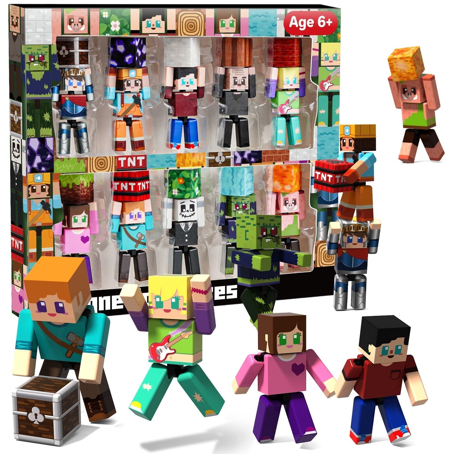 Magtribe™【Mini Nation】Magnetic Building Blocks | 10 PCS | 2.25" | Littleman