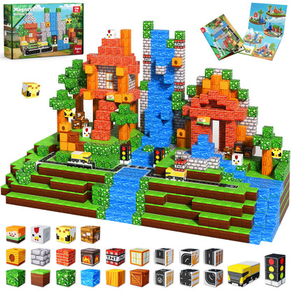 Magtribe™【Suburb City】Magnetic Building Blocks | 100-300 PCS | 0.8" | Village