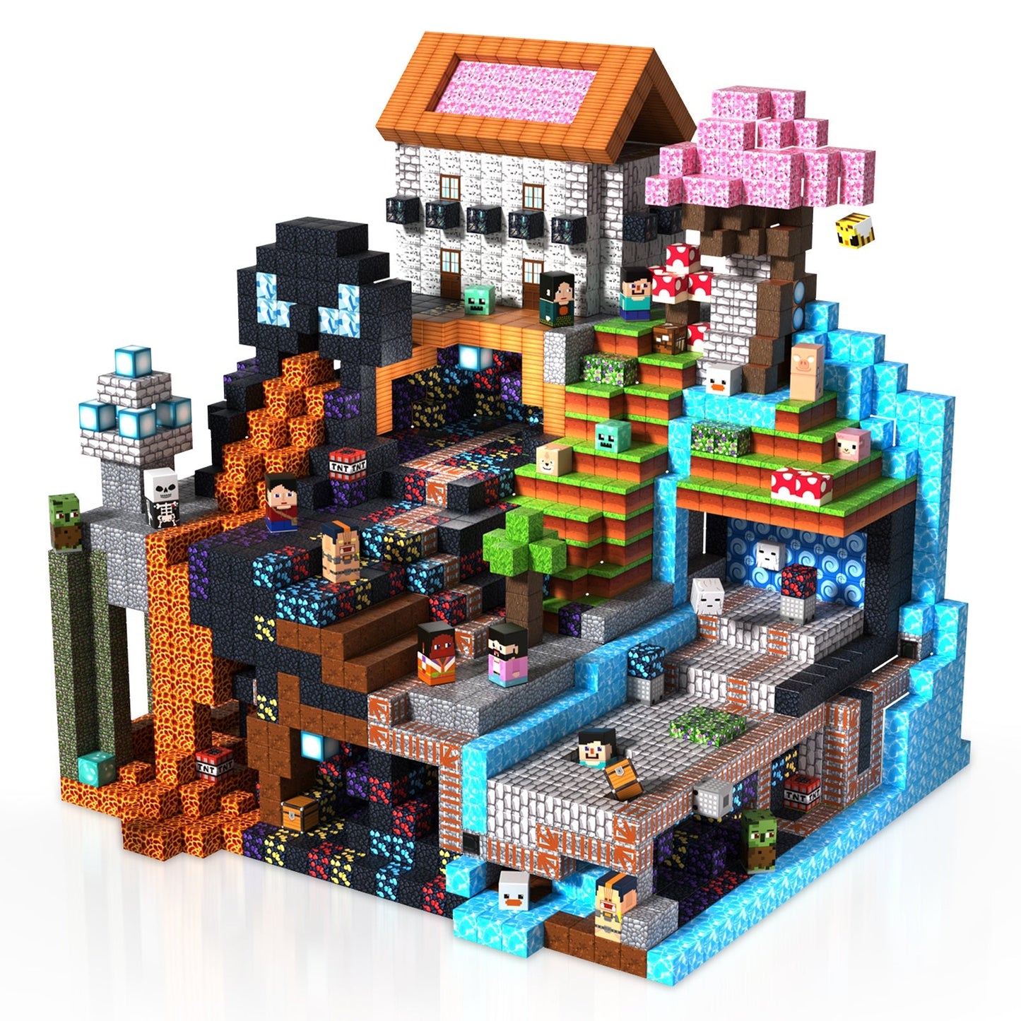 Magtribe™【Magic Portal】Magnetic Building Blocks | 150-300 PCS | 0.8" | Adventure