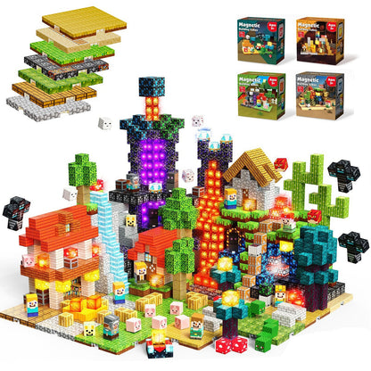 Magtribe™【Magnet Multiverse】Magnetic Building Blocks | 200 PCS | 0.8" | Panel