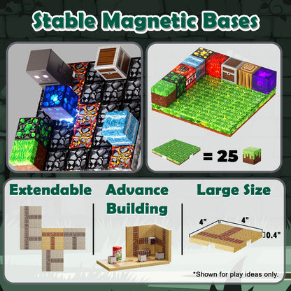 Magtribe™【Magnet Multiverse】Magnetic Building Blocks | 200 PCS | 0.8" | Panel