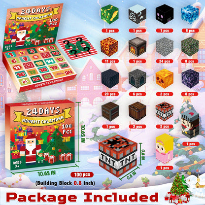 Magtribe™【Dark Realm】Magnetic Building Blocks | 100 PCS | 0.8" | Calendar