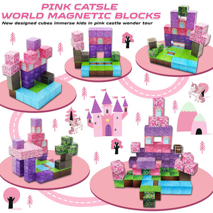 Magtribe™【Fantasy Dream】Magnetic Building Blocks | 60 PCS | 0.8" | Fiction