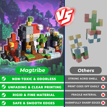 Magtribe™【Magic x Forest】Magnetic Building Blocks | 500 PCS | 0.8" | Adventure