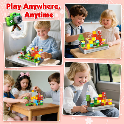 Magtribe™【Star Fortress】Magnetic Building Blocks | 45 PCS | 0.8" | Portable