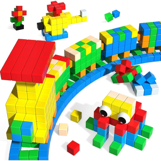 Magtribe™【Solid Color】Magnetic Building Blocks | 52 PCS | 1.0" | Plain