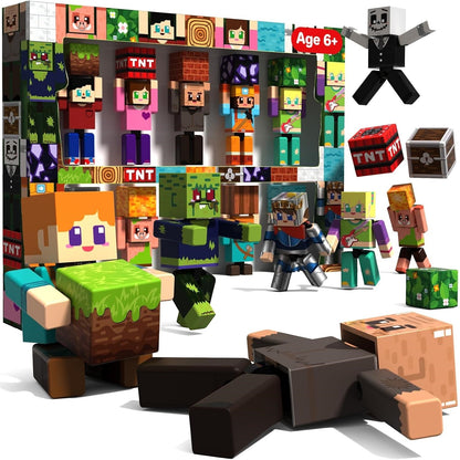 Magtribe™【Mini Nation】Magnetic Building Blocks | 10 PCS | 2.25" | Littleman