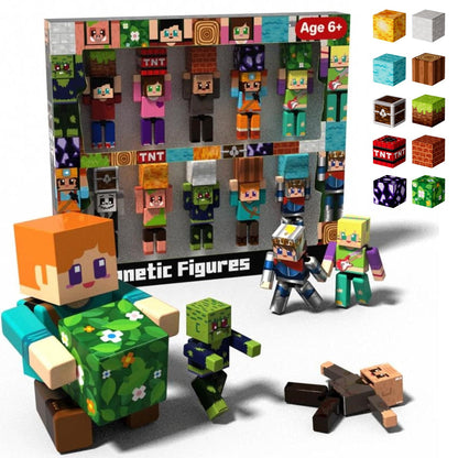 Magtribe™【Mini Nation】Magnetic Building Blocks | 10 PCS | 2.25" | Littleman