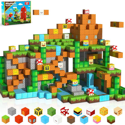 Magtribe™【Gaming Time】Magnetic Building Blocks | 100-150 PCS | 0.8" | Fiction