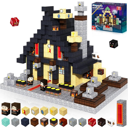 Magtribe™【Magic School】Magnetic Building Blocks | 100 PCS | 0.8" | Fiction