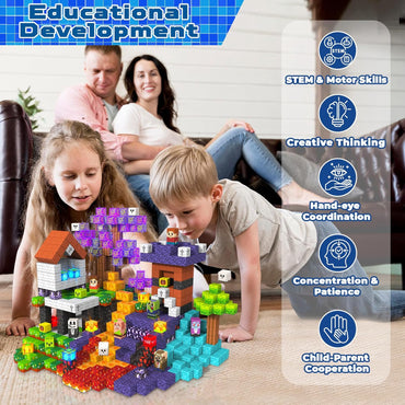Magtribe™【Zombie Land】Magnetic Building Blocks | 150 PCS | 0.8" | Glowing