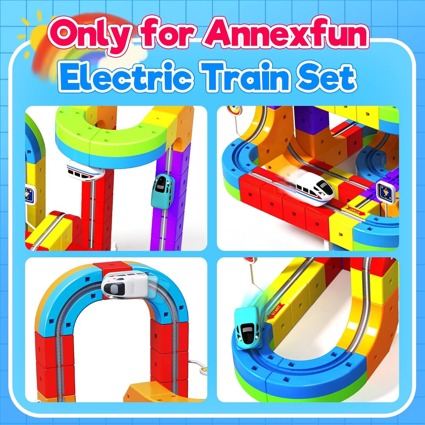 Magtribe™【Mini Train】Electric Train Set | 2 PCS | Klick