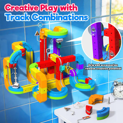 Magtribe™【Traffic Rail】Electric Train Set | 69-110 PCS | Klick