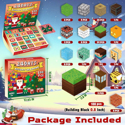 Magtribe™【Forest Life】Magnetic Building Blocks | 100 PCS | 0.8" | Calendar