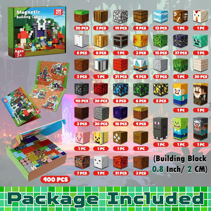 Magtribe™【Magic x Forest】Magnetic Building Blocks | 100-500 PCS | 0.8" | Adventure