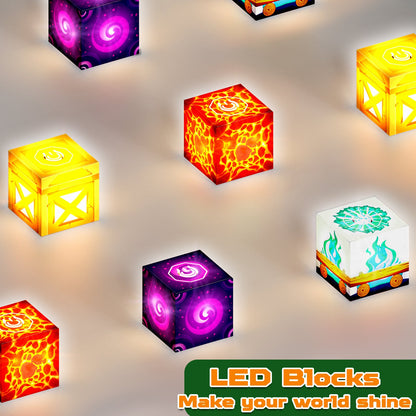 Magtribe™【Portal x Forest】Magnetic Building Blocks | 200 PCS | 0.8" | Glowing