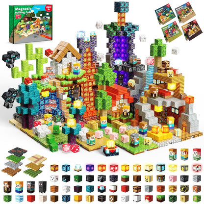 Magtribe™【Magnet Multiverse】Magnetic Building Blocks | 200 PCS | 0.8" | Panel