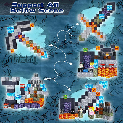Magtribe™【Dark Realm】Magnetic Building Blocks | 100-150 PCS | 0.8" | Adventure