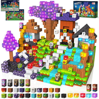 Magtribe™【Zombie Land】Magnetic Building Blocks | 150 PCS | 0.8" | Glowing