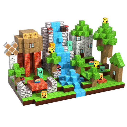 Magtribe™【Forest Life】Magnetic Building Blocks | 100-300 PCS | 0.8" | Village