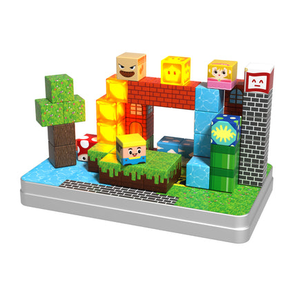 Magtribe™【Star Fortress】Magnetic Building Blocks | 45 PCS | 0.8" | Portable