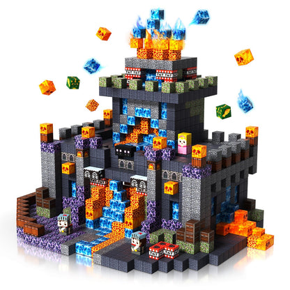 Magtribe™【Dark Realm】Magnetic Building Blocks | 100-150 PCS | 0.8" | Adventure