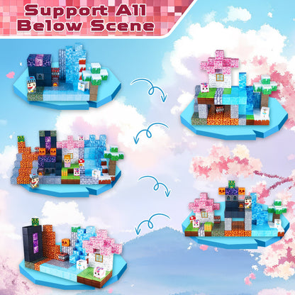 Magtribe™【Forest x Glacier x Dark】Magnetic Building Blocks | 150 PCS | 0.8" | Adventure