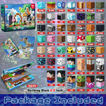 Magtribe™【Magic Portal】Magnetic Building Blocks | 150-300 PCS | 0.8" | Adventure