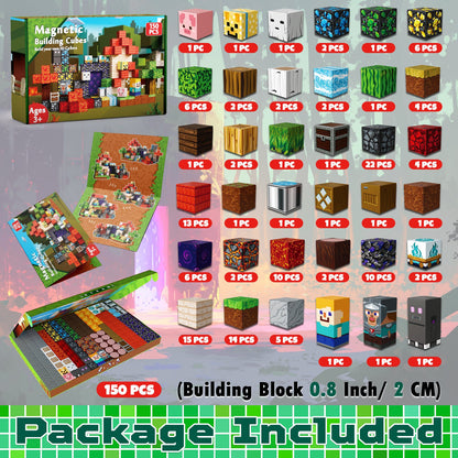 Magtribe™【Magic x Forest】Magnetic Building Blocks | 100-500 PCS | 0.8" | Adventure