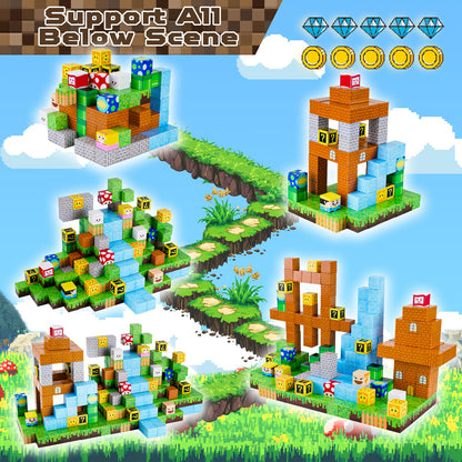 Magtribe™【Gaming Time】Magnetic Building Blocks | 100-150 PCS | 0.8" | Fiction