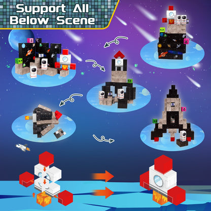 Magtribe™【Infinite Universe】Magnetic Building Blocks | 100 PCS | 0.8" | Fiction