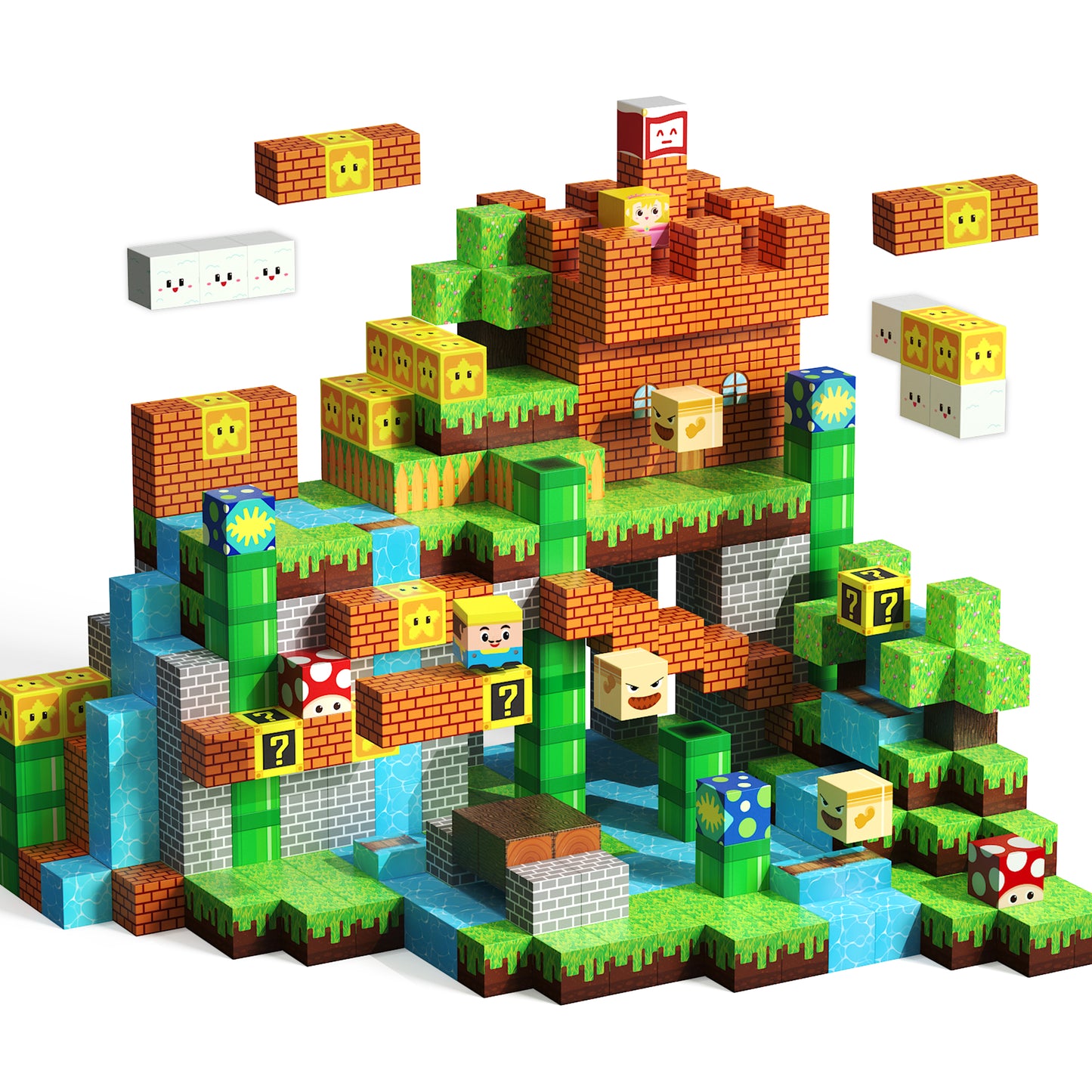 Magtribe™【Gaming Time】Magnetic Building Blocks | 100-150 PCS | 0.8" | Fiction