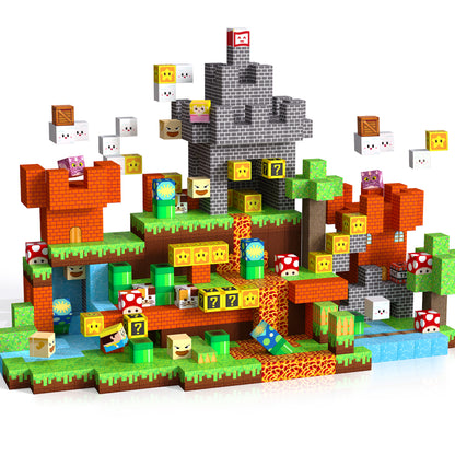 Magtribe™【Gaming Time】Magnetic Building Blocks | 100-150 PCS | 0.8" | Fiction