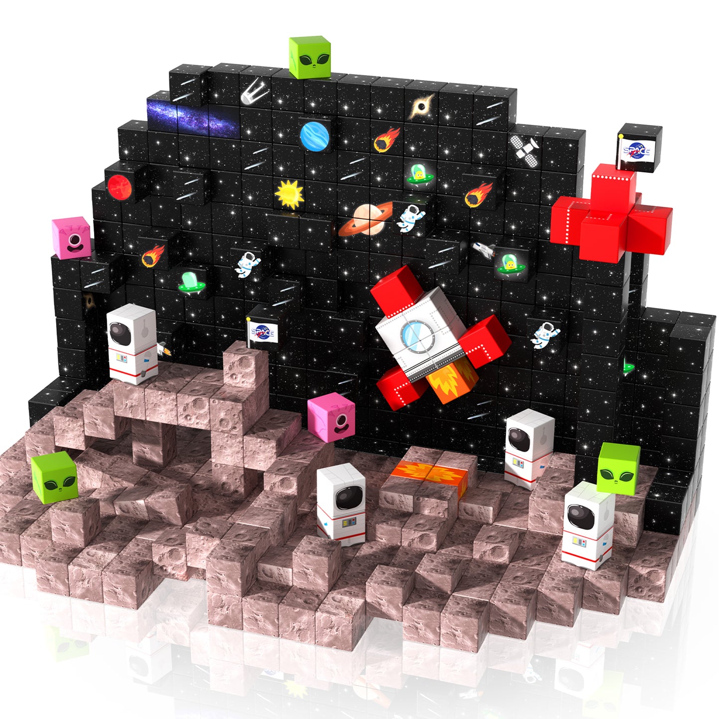 Magtribe™【Infinite Universe】Magnetic Building Blocks | 100 PCS | 0.8" | Fiction
