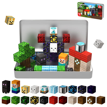 Magtribe™【Magic x Forest】Magnetic Building Blocks | 45 PCS | 0.8" | Portable
