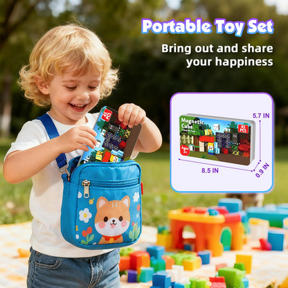 Magtribe™【Magic x Forest】Magnetic Building Blocks | 45 PCS | 0.8" | Portable