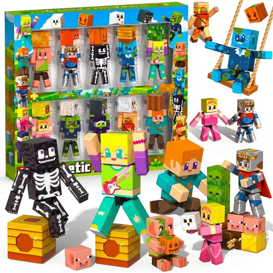 Magtribe™【Mini Quest】Magnetic Building Blocks | 10 PCS | 2.25" | Littleman